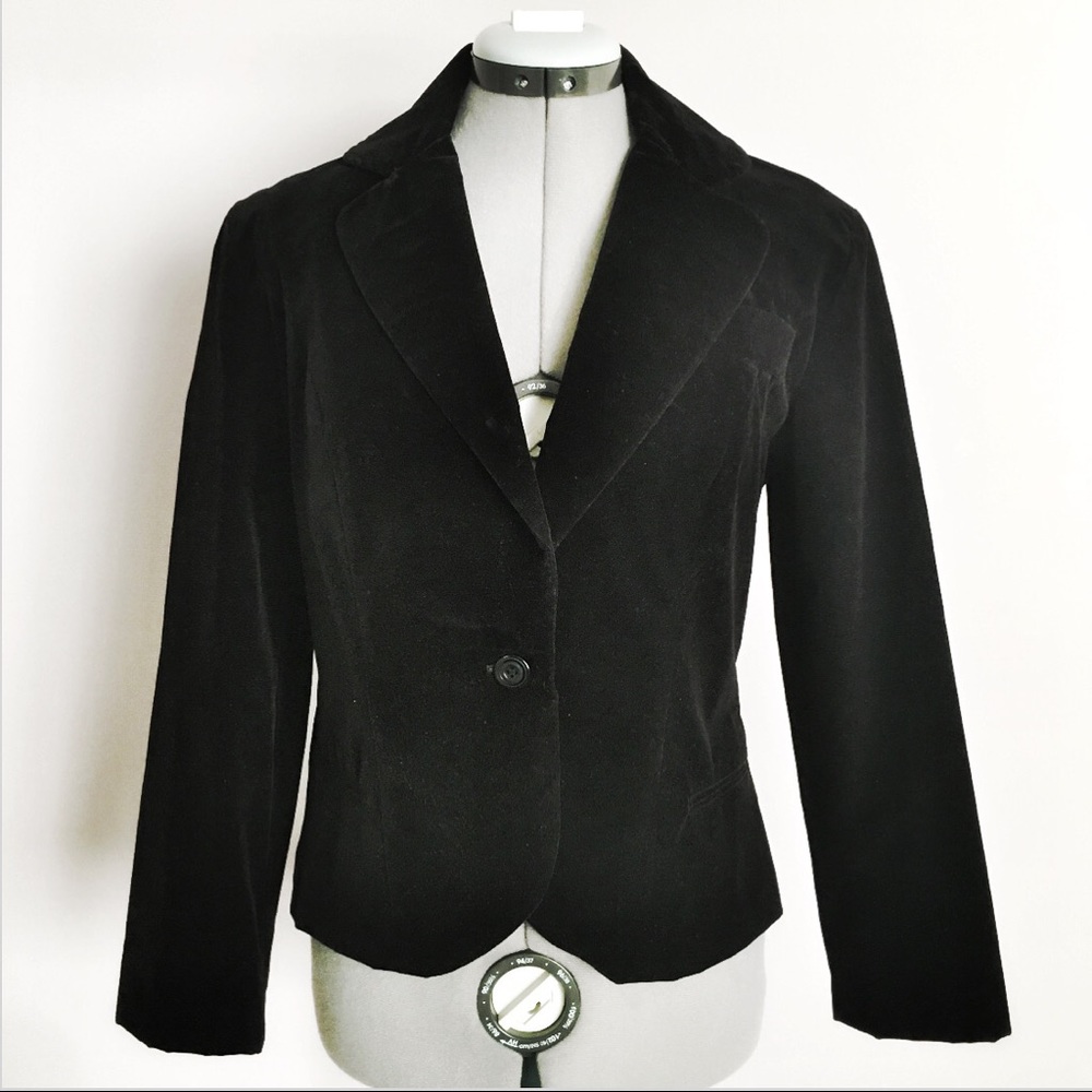 Black Velvety Blazer
